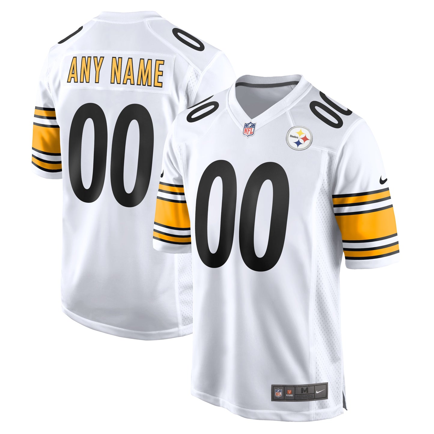 Pittsburgh Steelers Nike Game Custom Jersey - White
