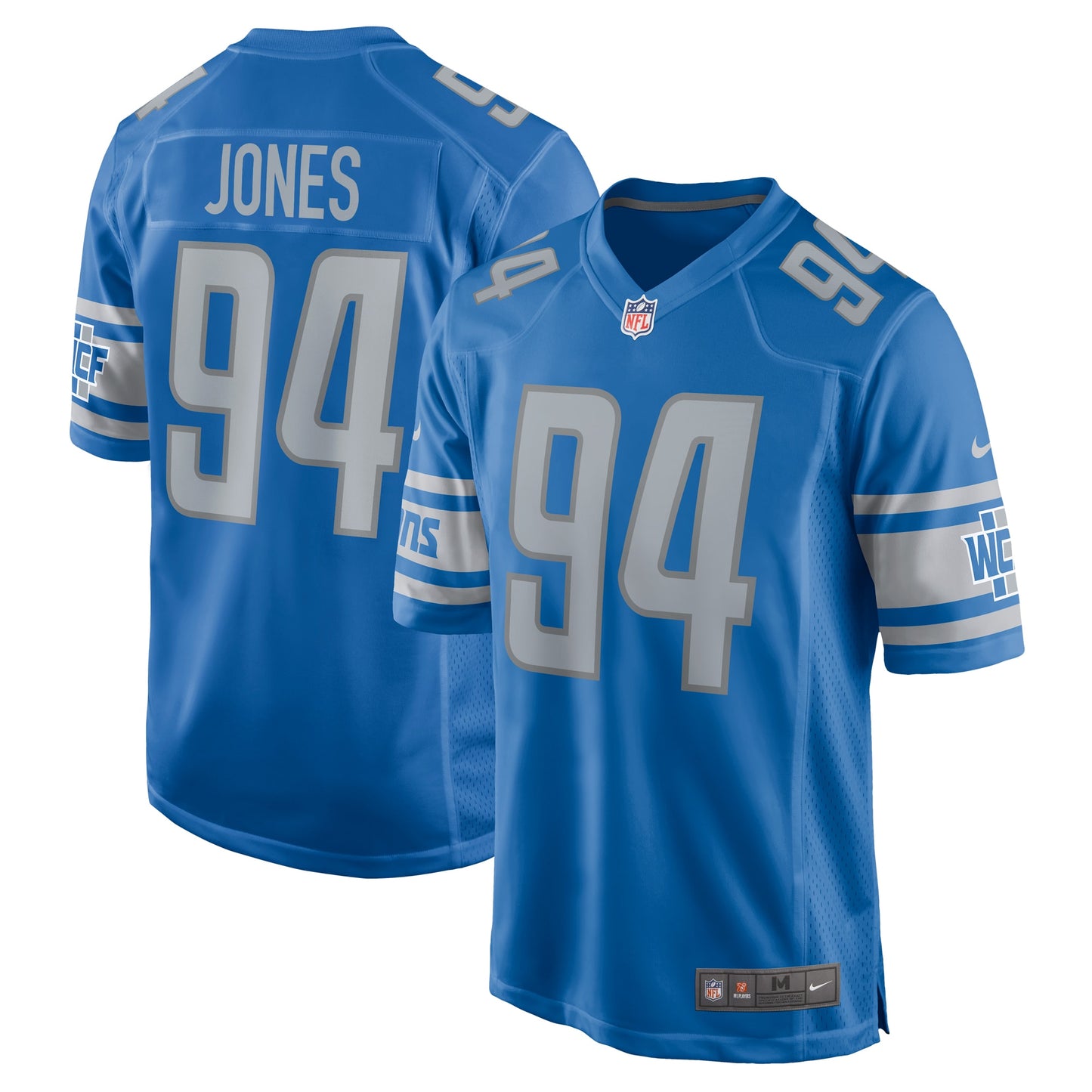 Benito Jones Detroit Lions Nike Home Game Player Jersey - Blue