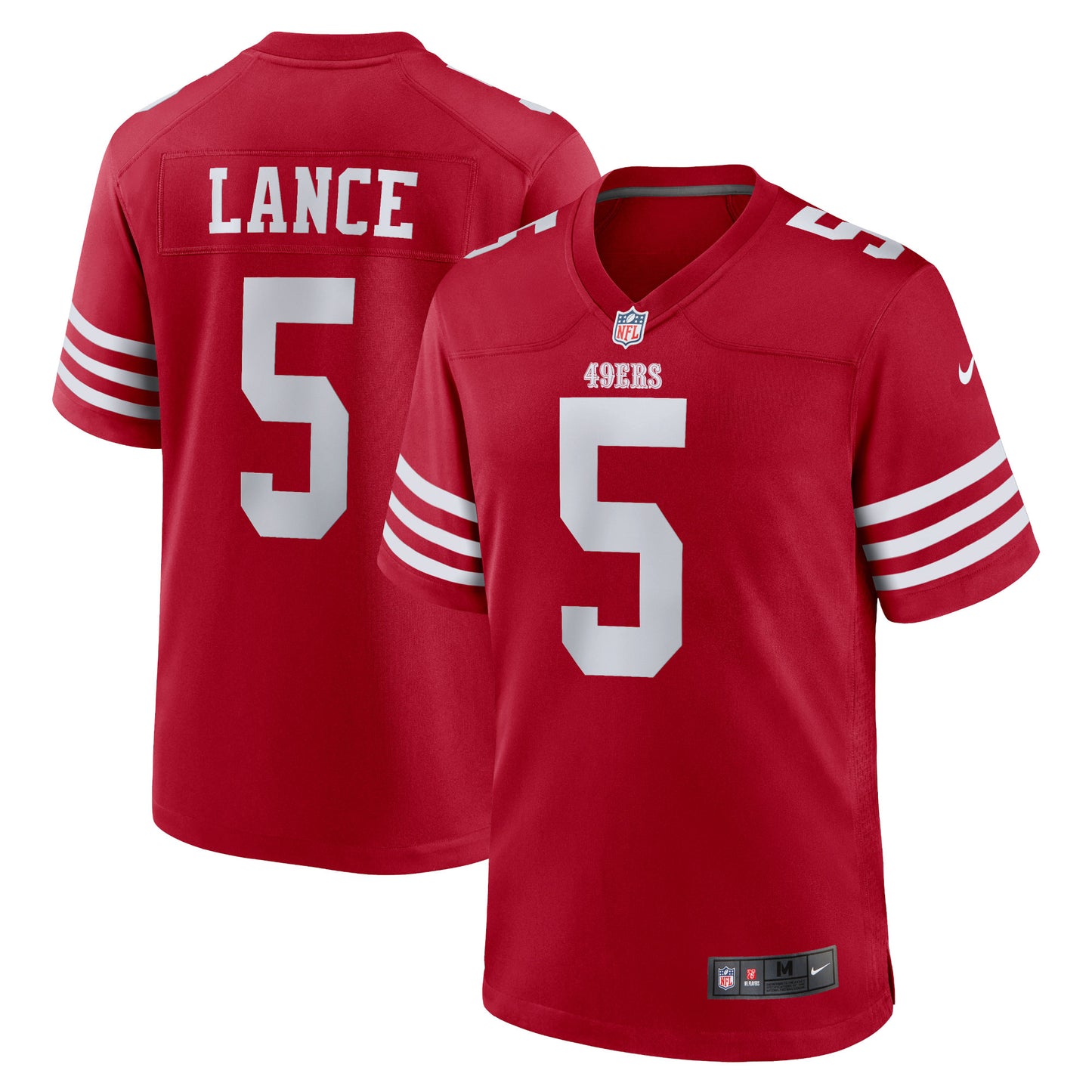 Trey Lance San Francisco 49ers Nike Team Game Jersey - Scarlet