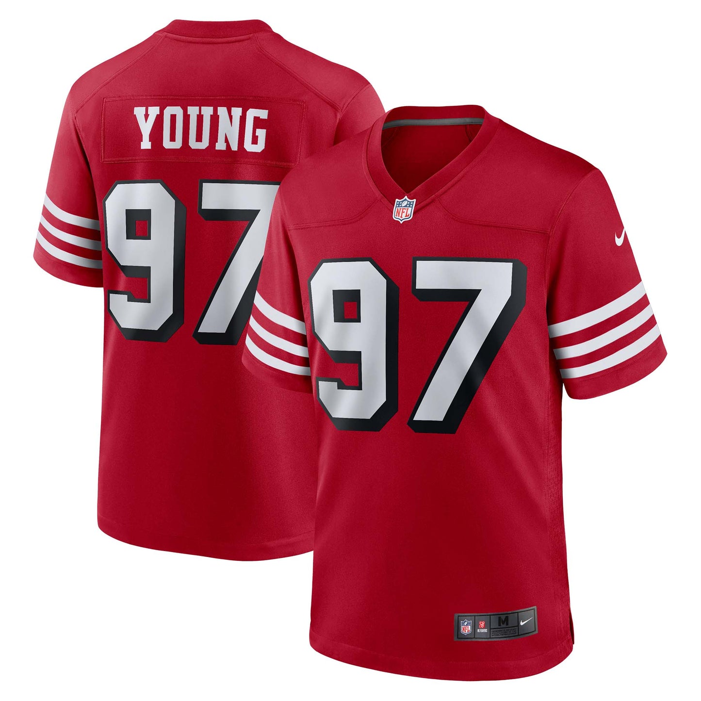 Bryant Young San Francisco 49ers Nike Retired Alternate Game Jersey - Scarlet