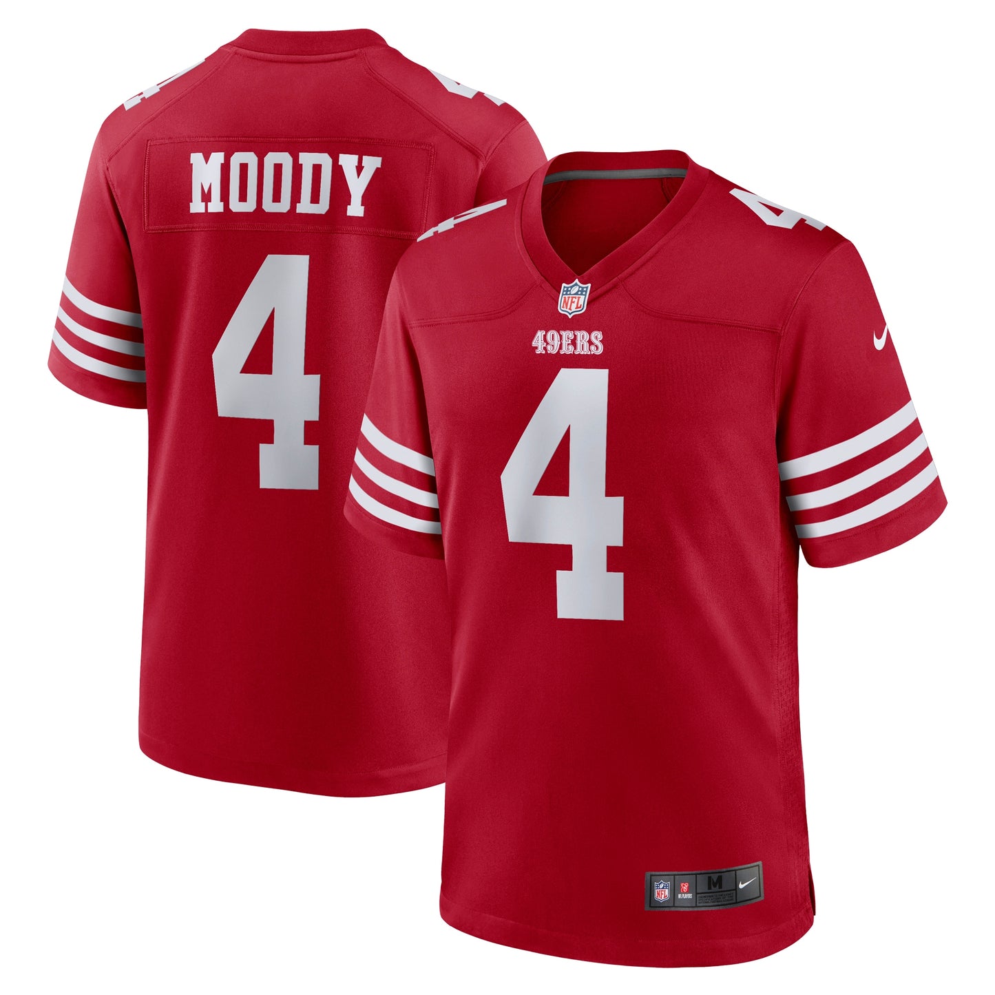 Jake Moody San Francisco 49ers Nike Team Game Jersey - Scarlet