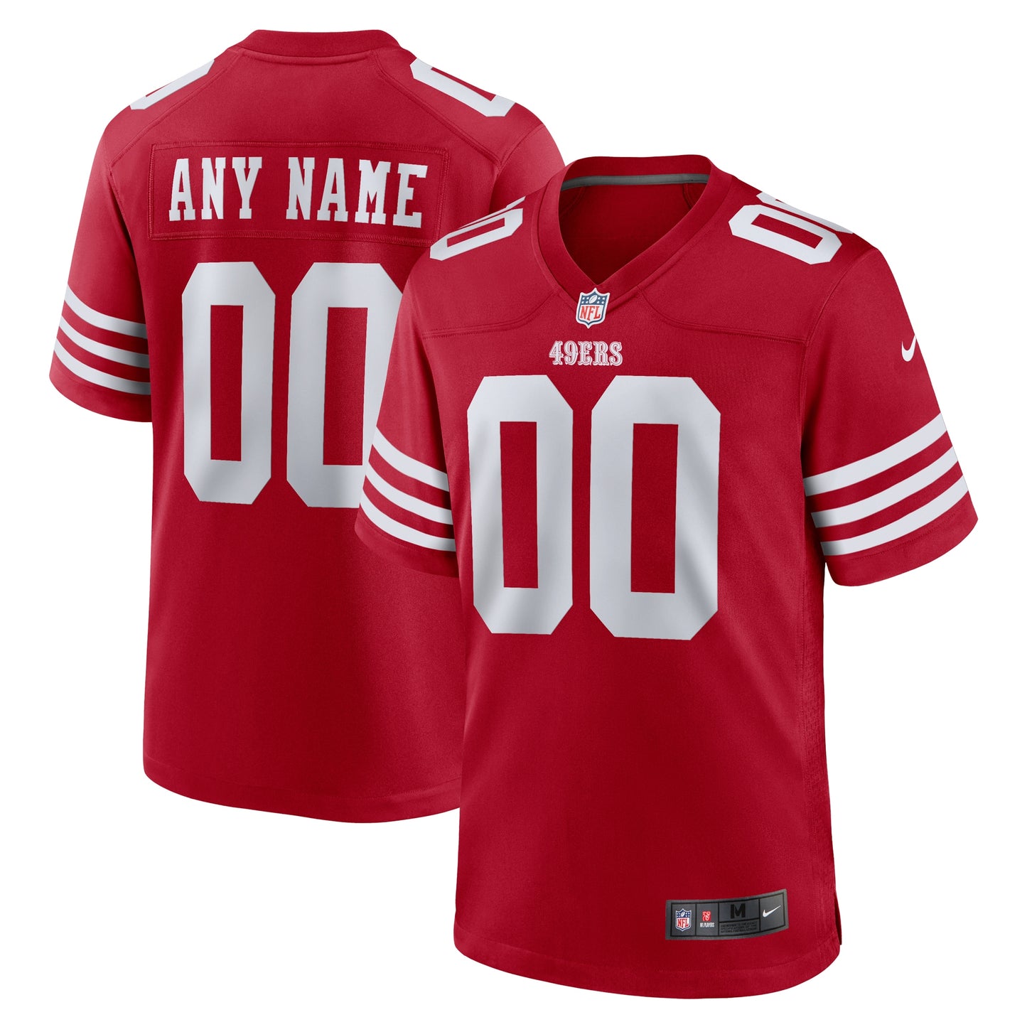 San Francisco 49ers Nike Youth Game Custom Jersey - Scarlet