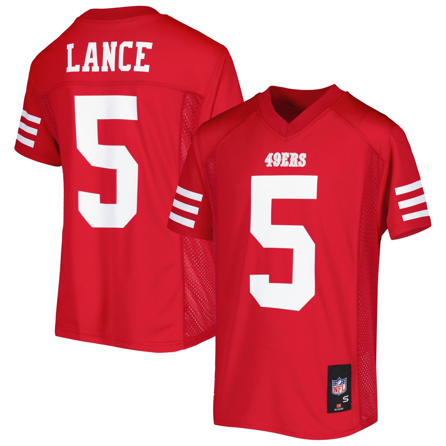 Trey Lance San Francisco 49ers Youth Team Replica Player Jersey - Scarlet