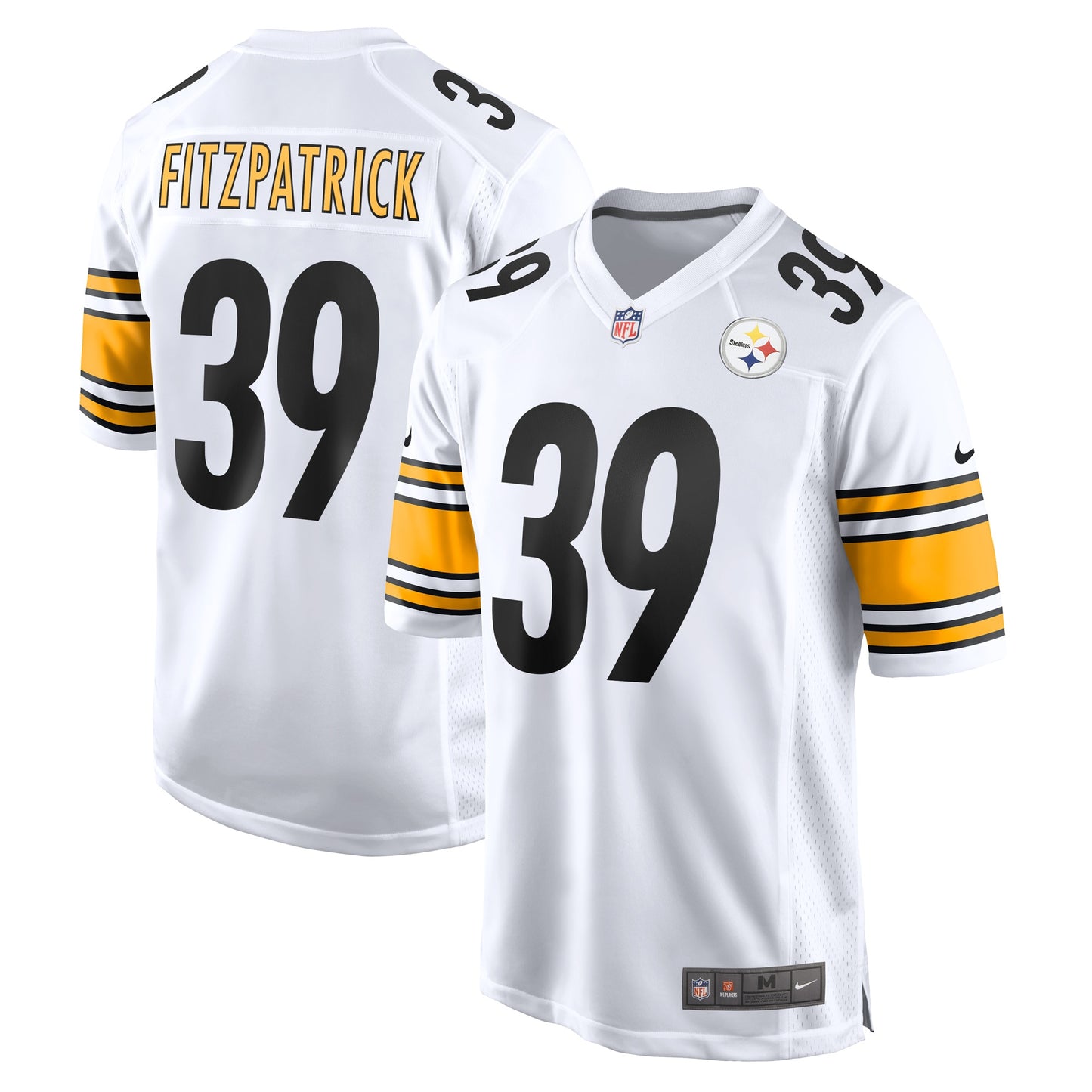 Minkah Fitzpatrick Pittsburgh Steelers Nike Game Player Jersey - White