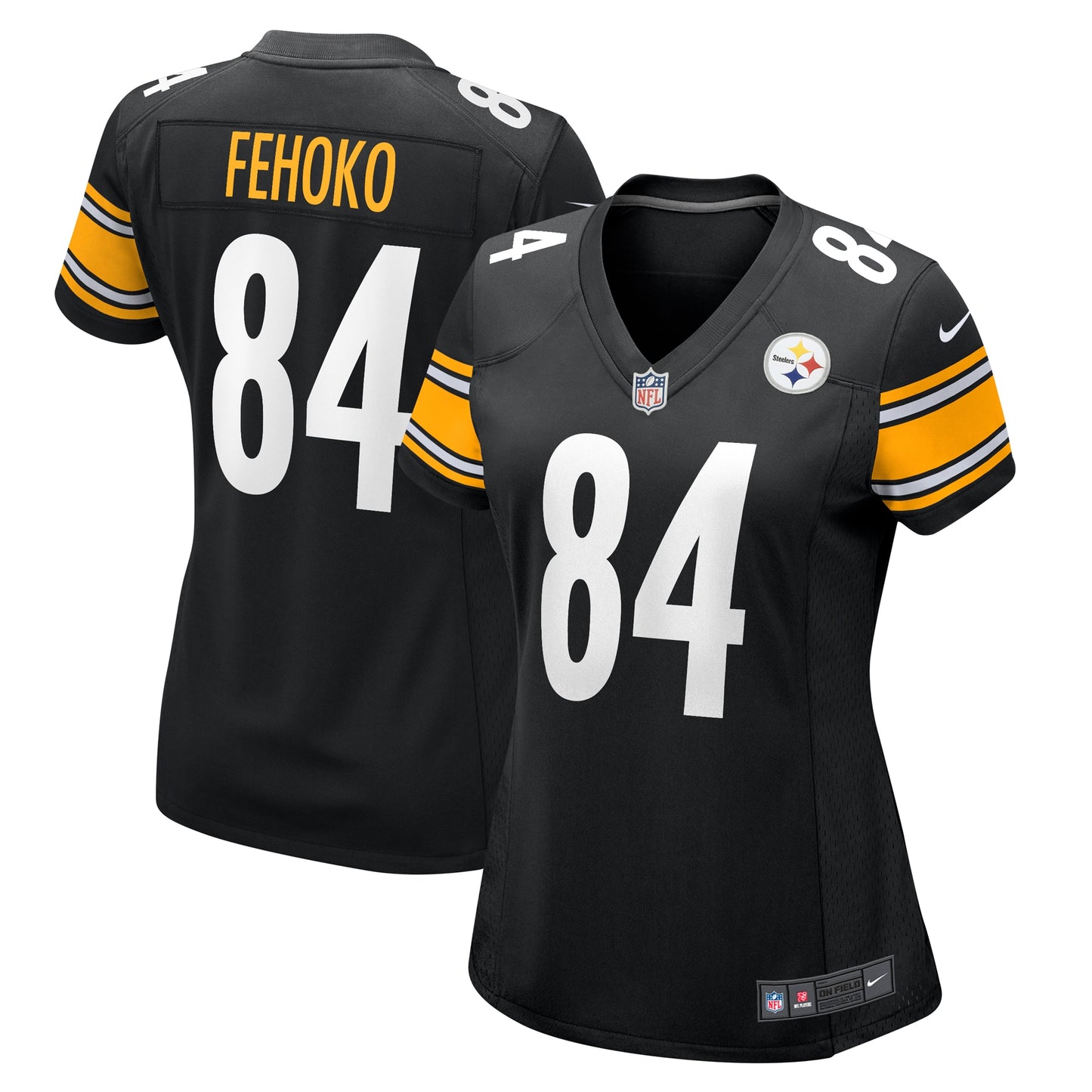 Breiden Fehoko Pittsburgh Steelers Nike Game Player Jersey - Black