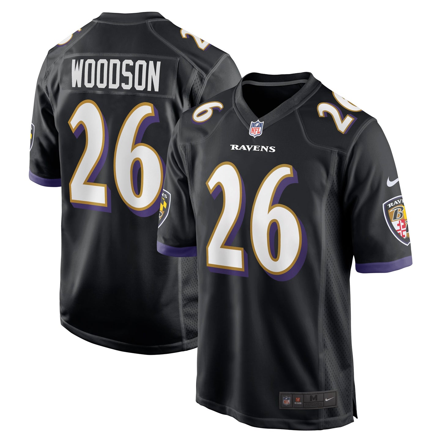 Rod Woodson Baltimore Ravens Nike Retired Player Jersey - Black
