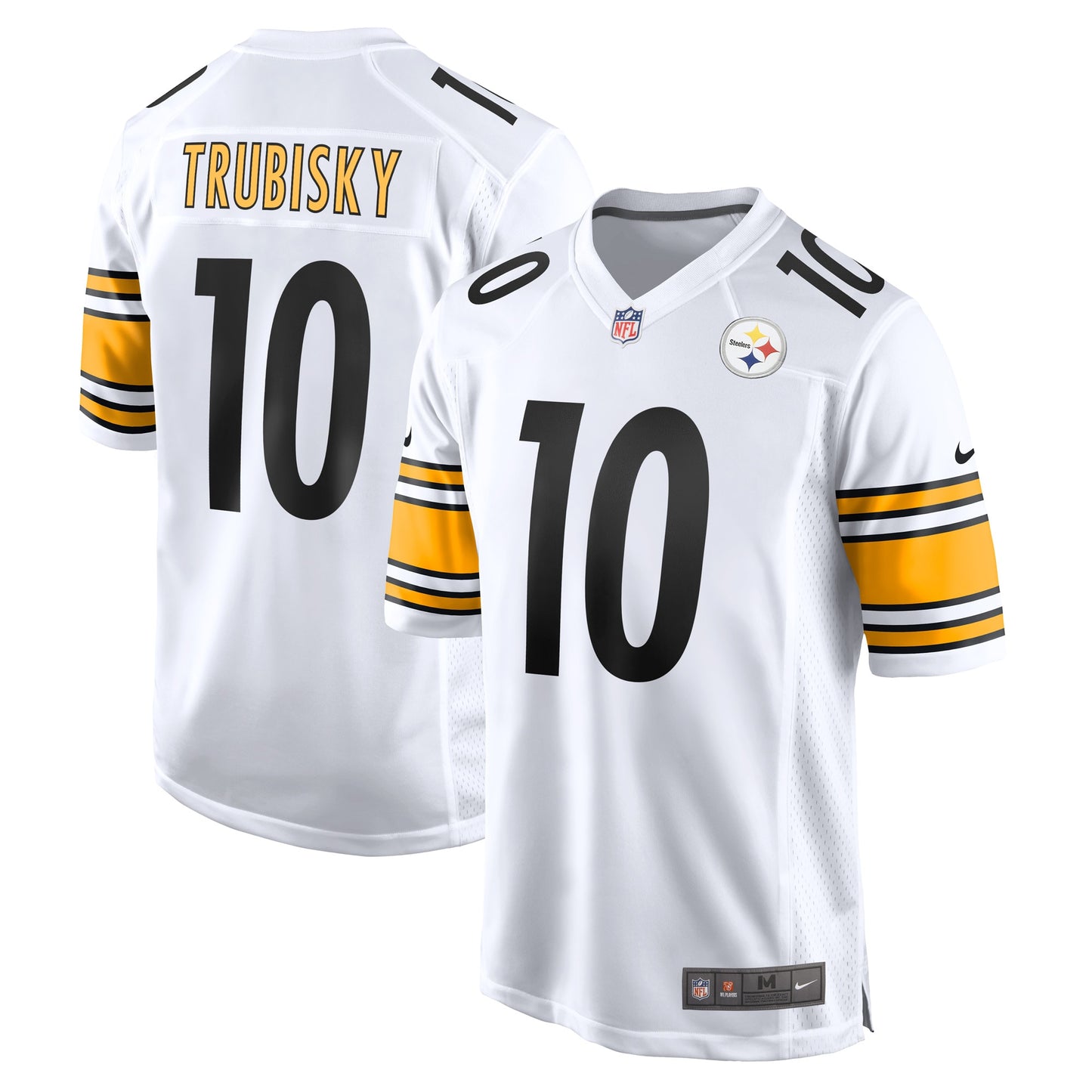 Mitchell Trubisky Pittsburgh Steelers Nike Game Player Jersey - White