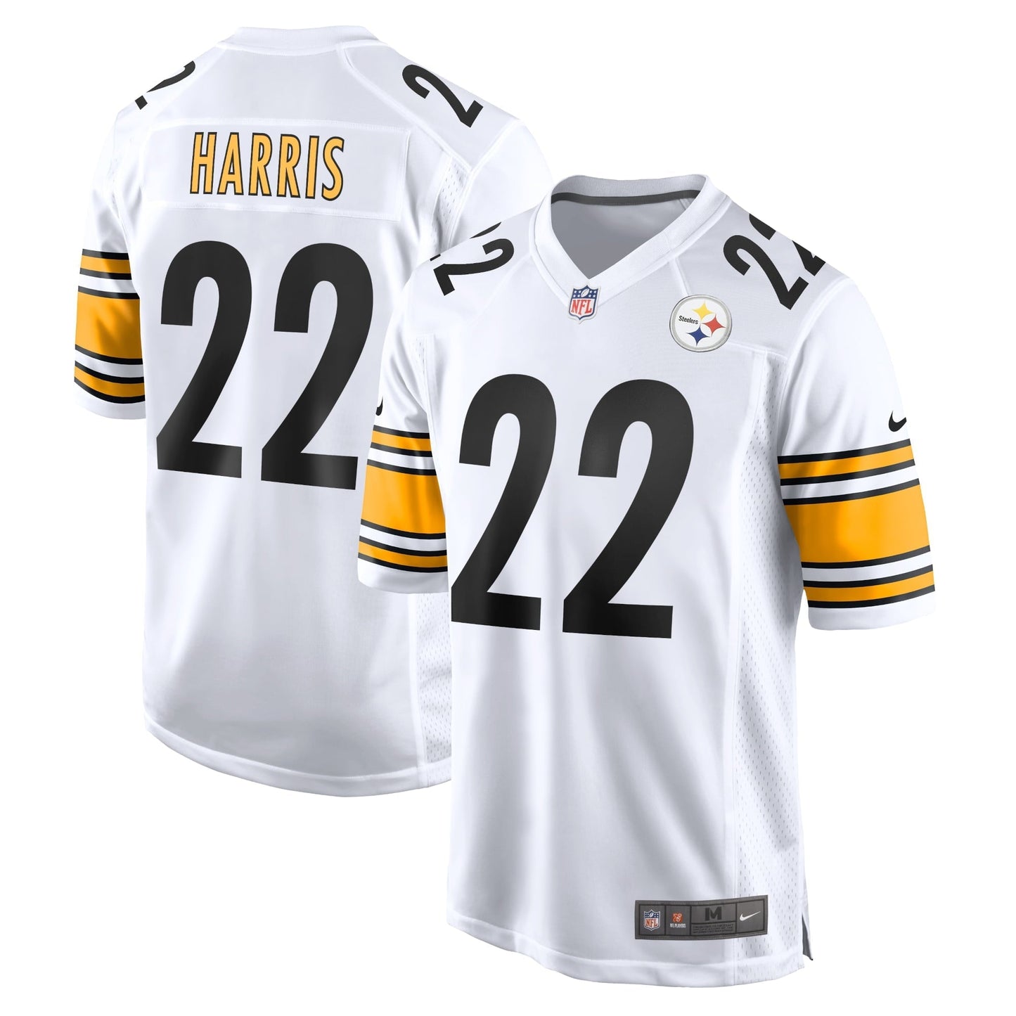 Men's Nike Najee Harris White Pittsburgh Steelers Game Jersey